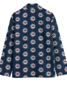 Winnipeg Jets All Over Print Blazer Back