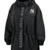 Womens Black new york yankees windbreaker Hoodie Jacket