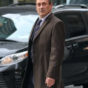Your Friends and Neighbors S01 Jon Hamm Brown Coat Side