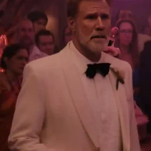Youre Cordially Invited Ferrell White Blazer Coat Side