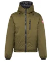 Zeeko Zaki FBI Green Hooded Puffer Jacket For Sale