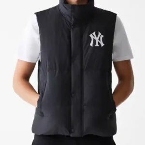 men Black new york yankees vest