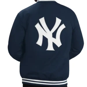 men NY letterman jacket yankees Back