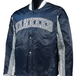 mens new york yankees satin jacket