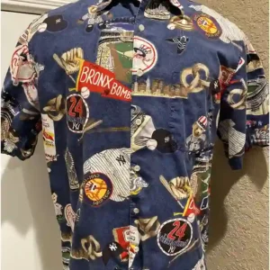 murderers row yankees hawaiian shirt Back