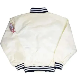 new york yankees 90s White Jacket Back