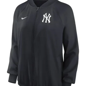 new york yankees authentic nike bomber jacket mens