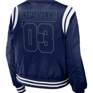 new york yankees bomber Varsity Jacket Back