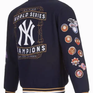 new york yankees championship jacket Back