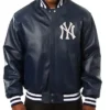 new york yankees leather jacket