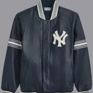 new york yankees leather varsity jacket