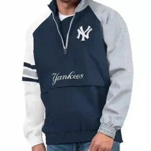new york yankees pullover jacket