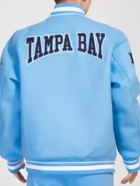 tampa bay rays baseball jacket Back