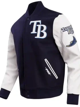 tampa bay rays letterman jacket