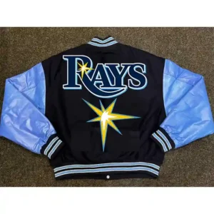 tampa bay rays varsity jacket Back