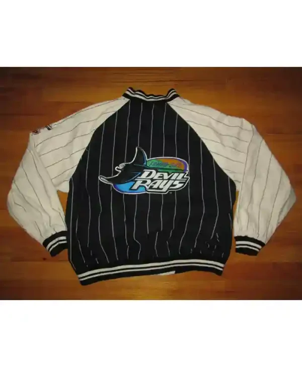 vintage devil rays jacket Back