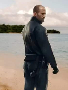 A Working Man 2025 Jason Statham Black Jacket
