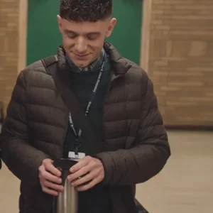 Abbott Elementary S04 Jacob Hill Black Puffer Jacket