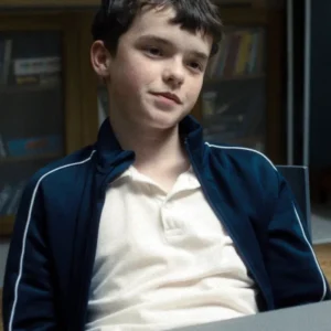 Adolescence S01 Owen Cooper Blue Jacket Side