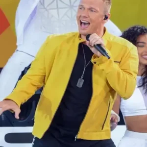 Aj Mclean The Backstreet Boys Cafe Racer Leather Jacket