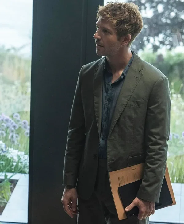 Bergerac S01 Damien Molony Green Blazer
