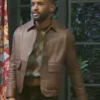 Beyond the Gates Sean Freeman Brown Leather Jacket