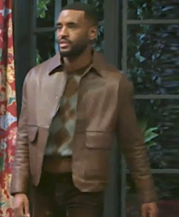 Beyond the Gates Sean Freeman Brown Leather Jacket
