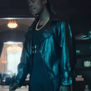 Black Mafia S03 Family Ren King Leather Coat