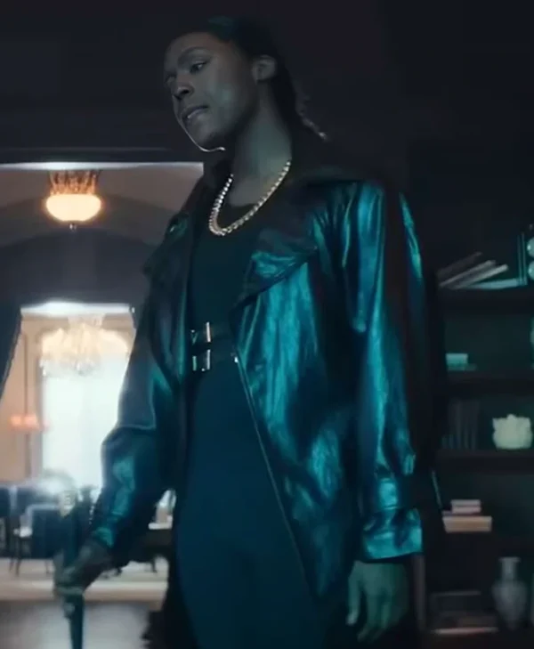Black Mafia S03 Family Ren King Leather Coat
