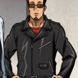 Boiled Sakamoto Days Black Moto Jacket