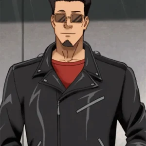 Boiled Sakamoto Days Black Moto Jacket For Sale