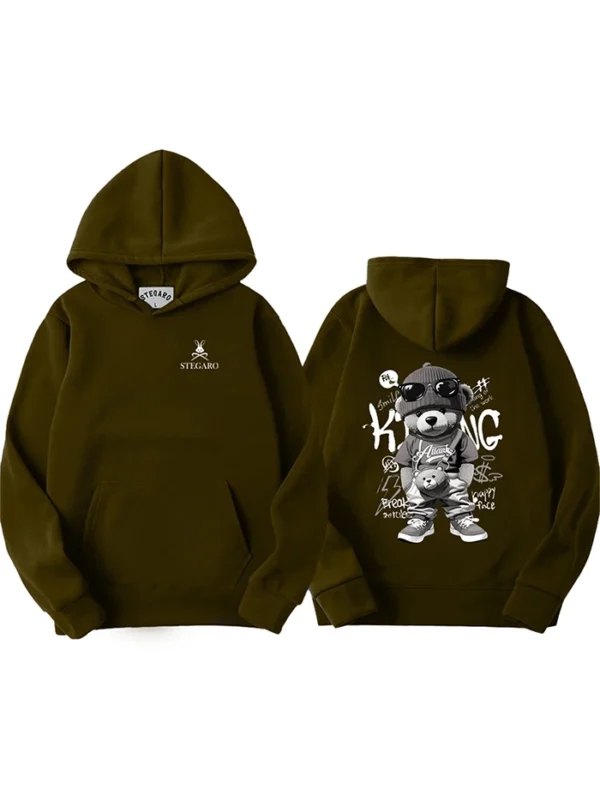 Buy Stegaro Bear With Attitude Hoodie