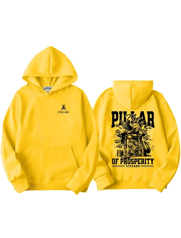 Buy Stegaro Money Yellow Hoodie