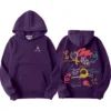 Buy Stegaro Power Quotes Purple Hoodie