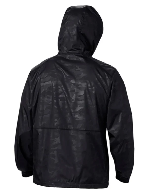CF Montreal Black Zipper Hooded Jacket Back