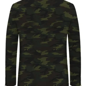 Camo Fasion Stegaro Blazer Back