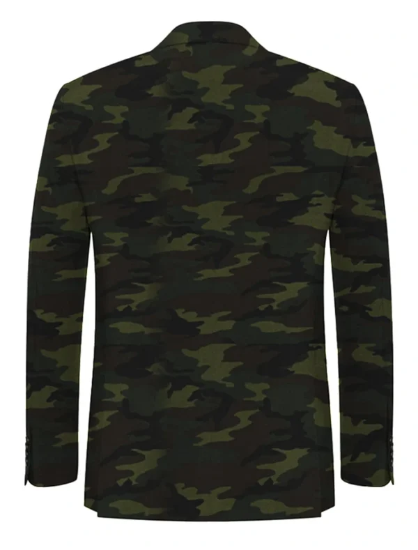 Camo Fasion Stegaro Blazer Back