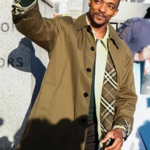 Captain America Brave New World Anthony Mackie Brown Coat