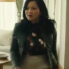 Control Freak 2025 Kelly Marie Tran Leather Jacket Side