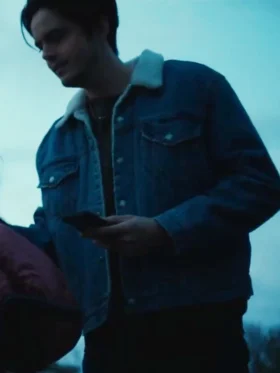 Control Freak 2025 Miles Robbins Shearling Denim Jacket Back