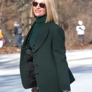 Dexter Resurrection S01 Uma Thurman Green Blazer Front