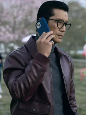 Dope Thief S01 Dustin Nguyen Maroon Jacket