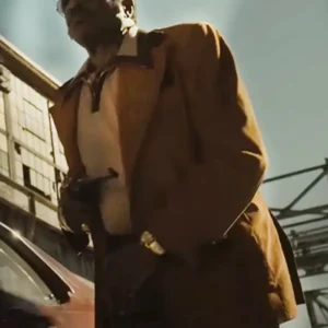 Duster S01 Keith David Brown Coat Back