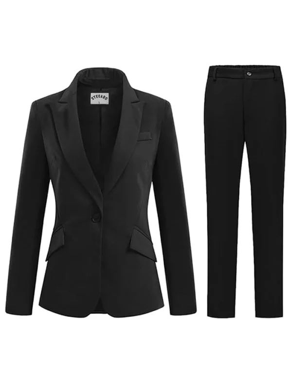 Eberta Stegaro Black Suit