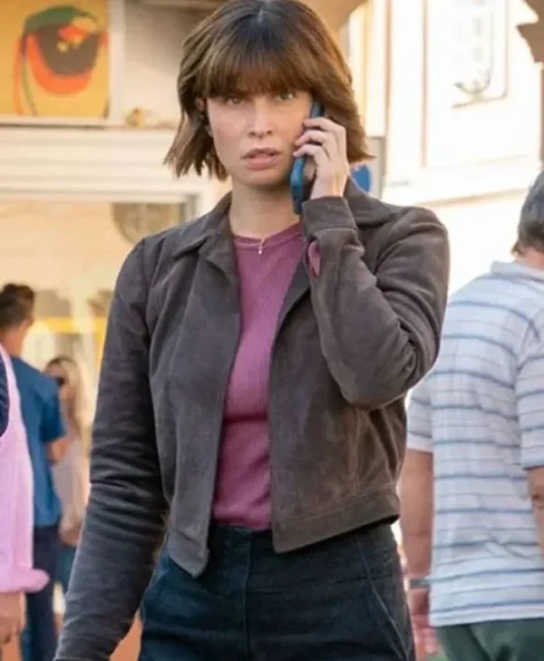 FBI International Heida Reed Brown Jacket Side