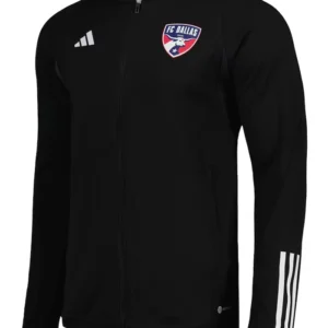 FC Dallas Black Zipper Bomber Jacket
