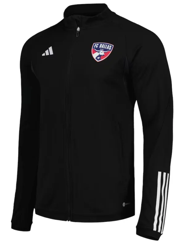 FC Dallas Black Zipper Bomber Jacket