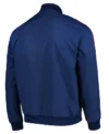 FC Dallas Navu Blue Bomber Zipper Jacket Back