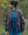 Fear S01 Anjli Mohindra Bomber Jacket Front