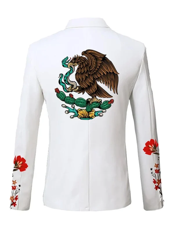 Floral Wings Stegaro Blazer Back